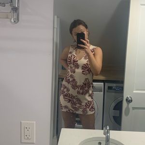 TOBI Banana Leaf Bodycon Dress